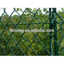 Courtyard Green chain link fence/ pvc coated chain link fence